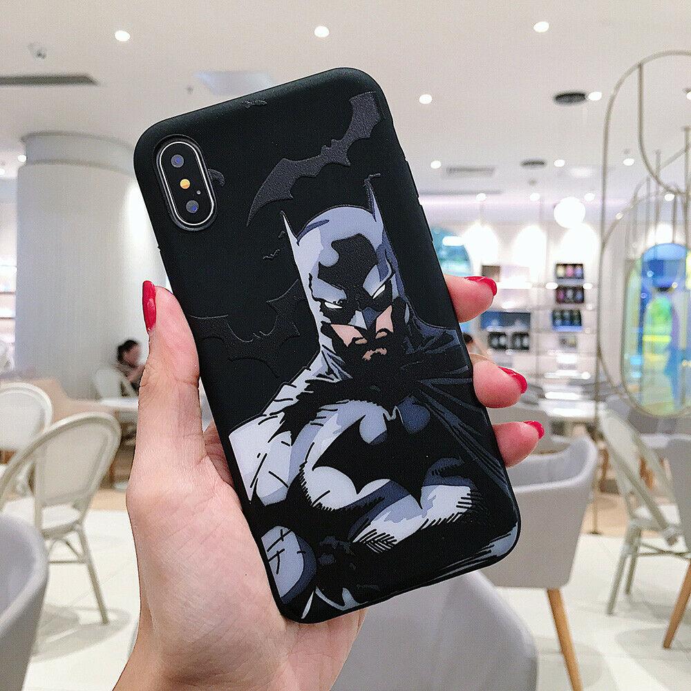 Marvel Spider Iron Man Soft Phone Case Cover For iPhone11Pro XR 6s 7 8Plus XSMax tsy520yqw 