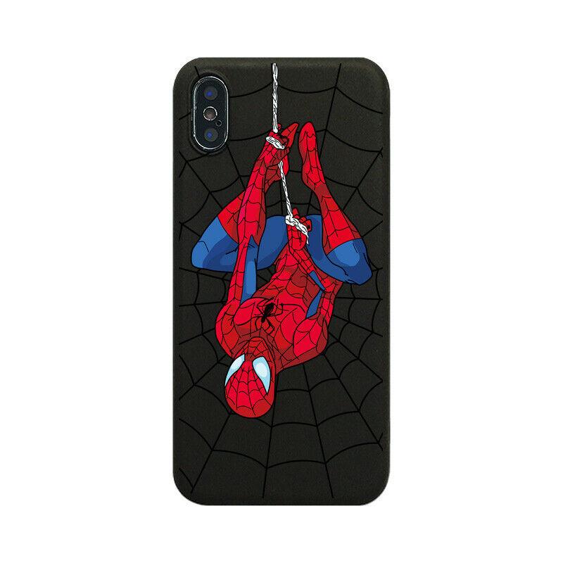 Marvel Spider Iron Man Soft Phone Case Cover For iPhone11Pro XR 6s 7 8Plus XSMax tsy520yqw For iPhone 6/6s #1 