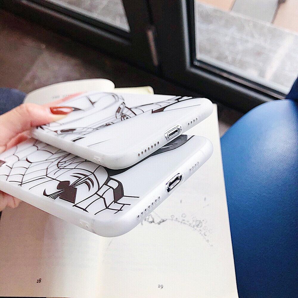 Marvel Spider Iron Man Thin Phone Case Cover For iPhone X 6s 7 8Plus XR Xs Max iPhone Cases AtlasCase 