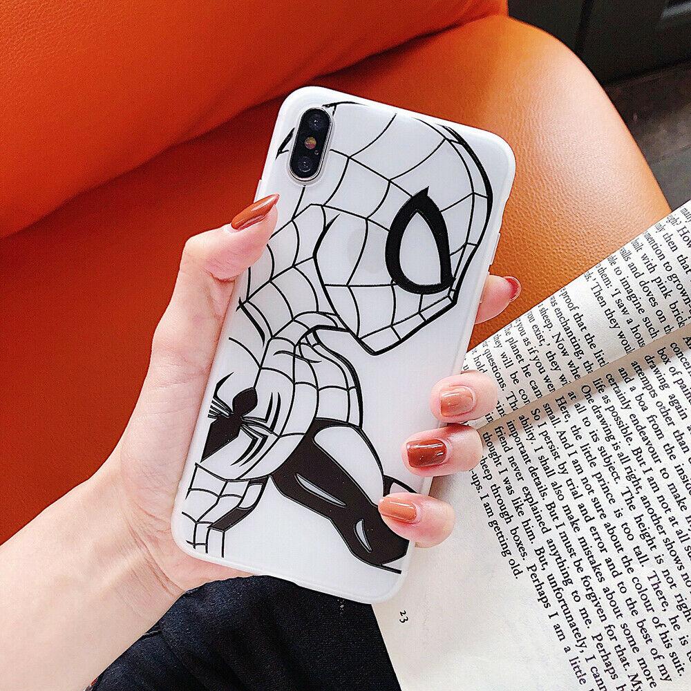 Marvel Spider Iron Man Thin Phone Case Cover For iPhone X 6s 7 8Plus XR Xs Max iPhone Cases AtlasCase For iPhone 6/6s #1 
