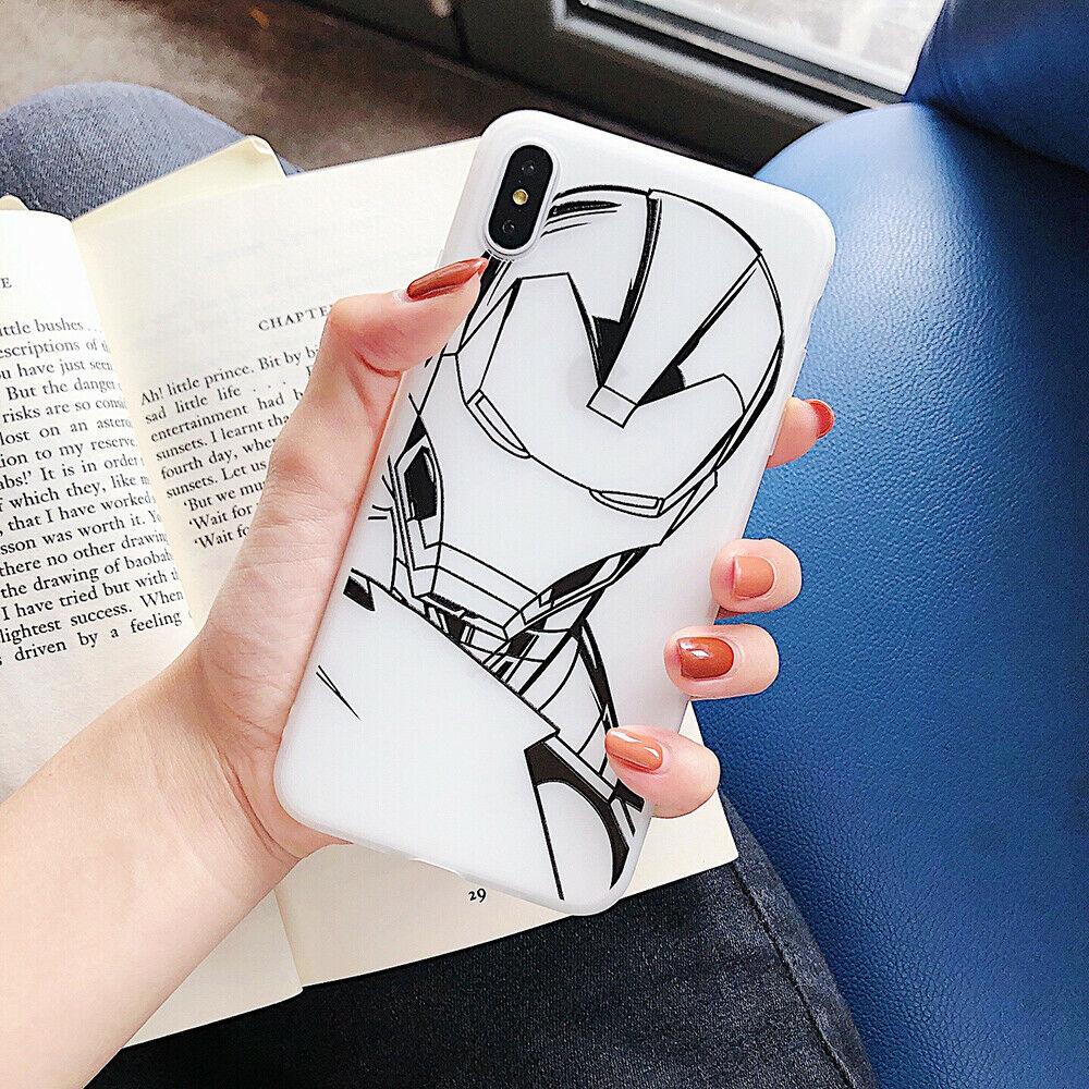 Marvel Spider Iron Man Thin Phone Case Cover For iPhone X 6s 7 8Plus XR Xs Max iPhone Cases AtlasCase For iPhone 6/6s #2 