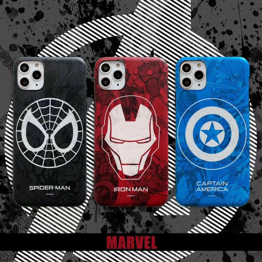 Marvel Spiderman Ironman Soft Phone Case Cover For iPhone11ProMax 6s 8Plus XR iPhone Cases AtlasCase 