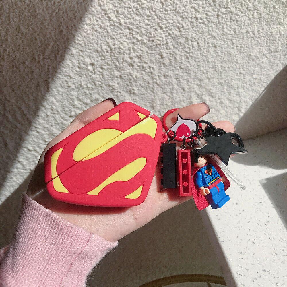 Marvel Superman Cute Soft Headphone Cover For Apple AirPods Pro 3 Charging Case Airpods Case AtlasCase #3 