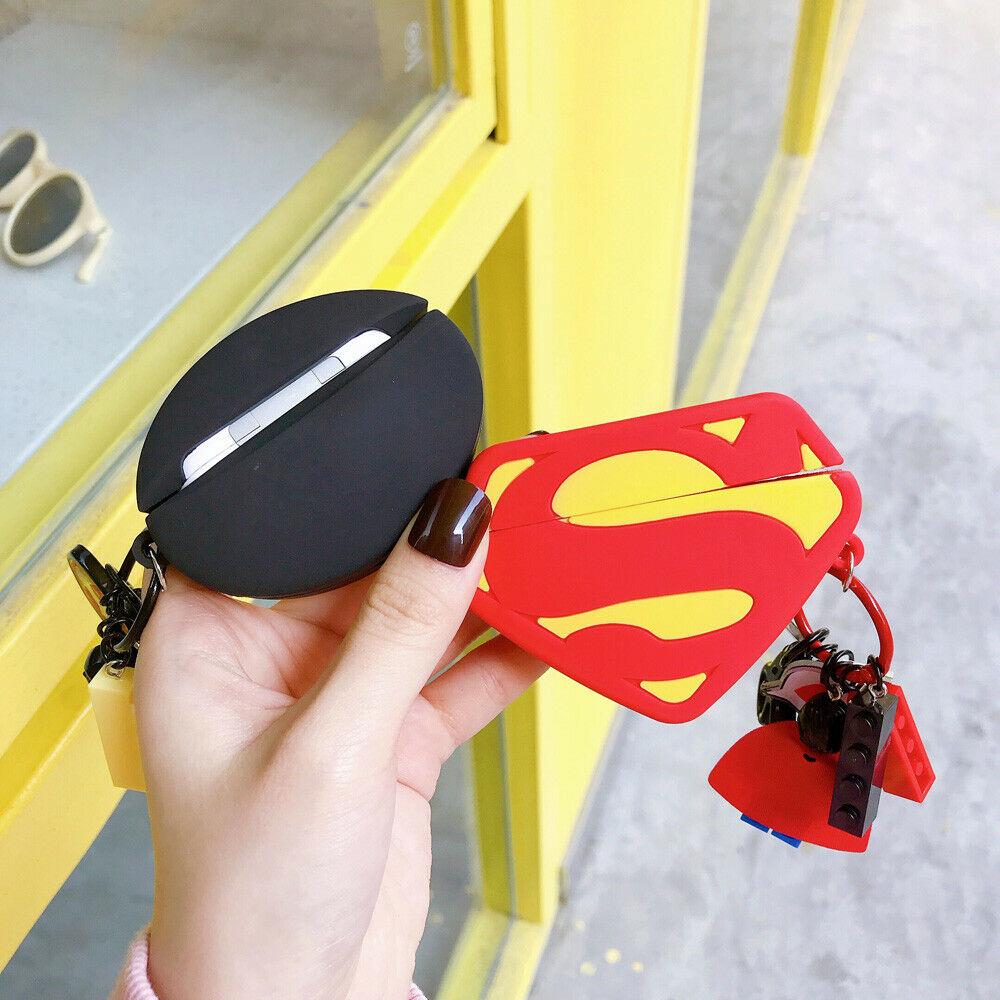 Marvel Superman Cute Soft Headphone Cover For Apple AirPods Pro 3 Charging Case Airpods Case AtlasCase 