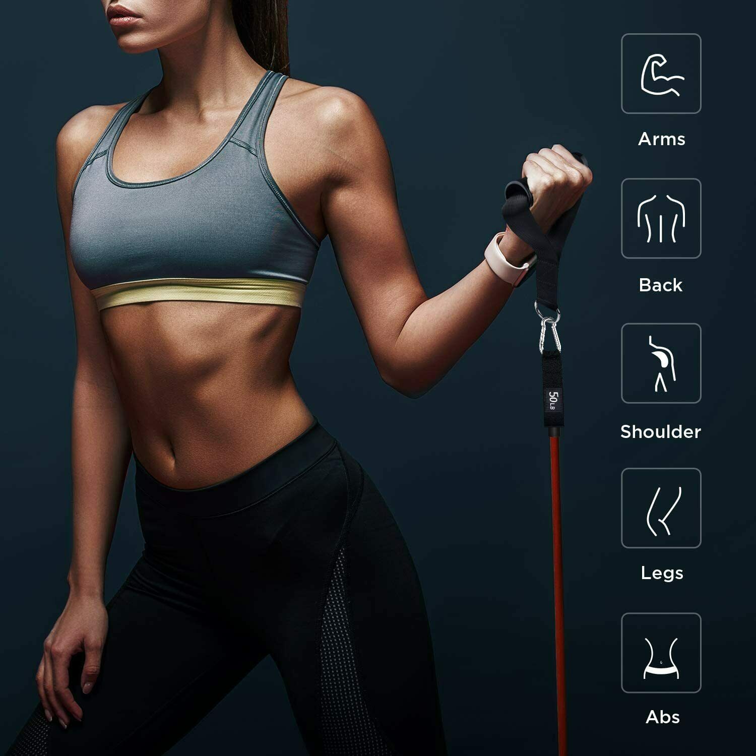 MULTI-EXERCISE RESISTANCE BANDS caracole86 