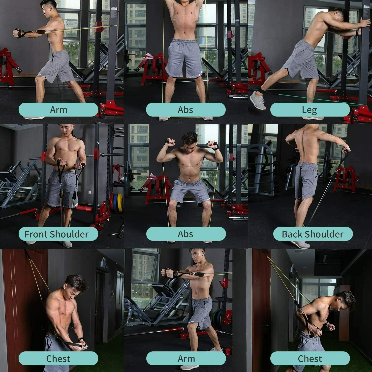 MULTI-EXERCISE RESISTANCE BANDS caracole86 