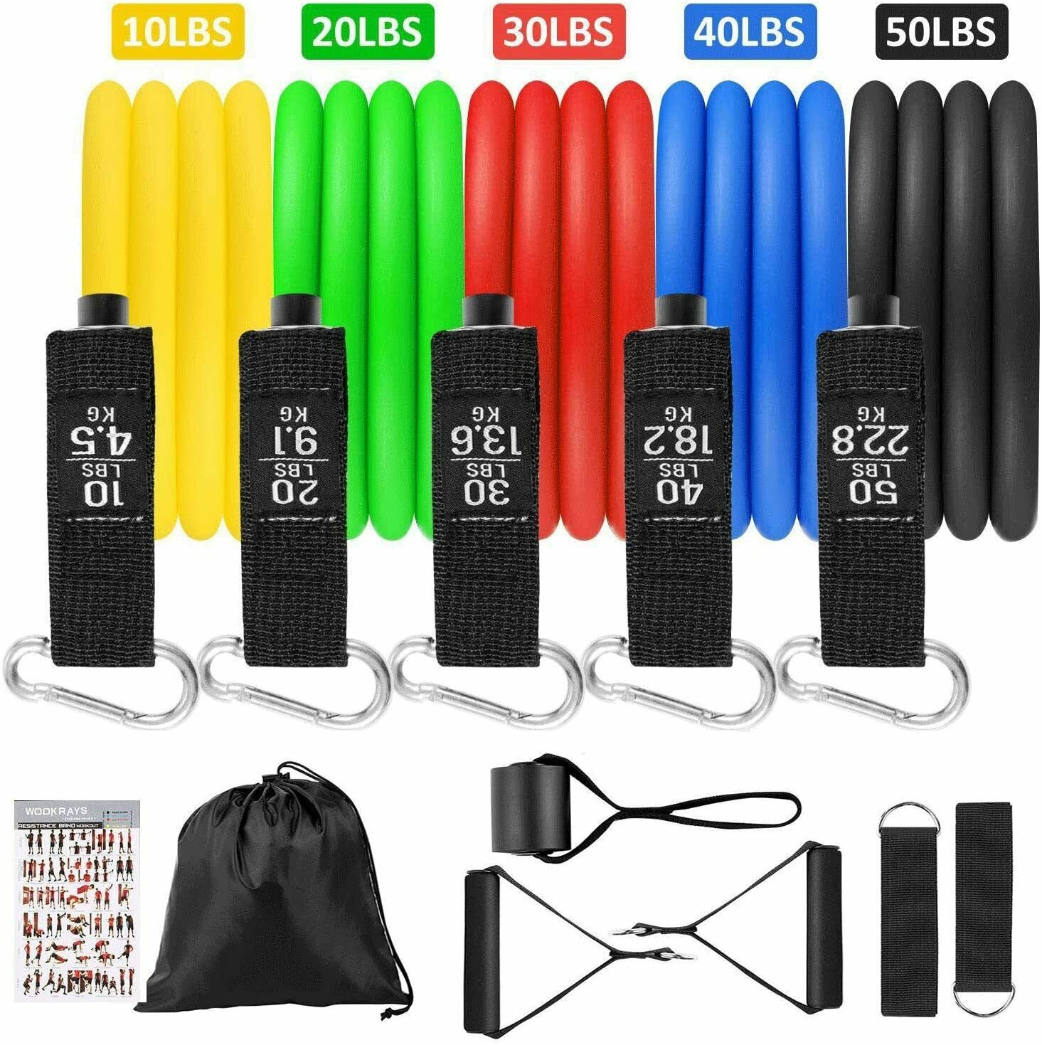 MULTI-EXERCISE RESISTANCE BANDS caracole86 