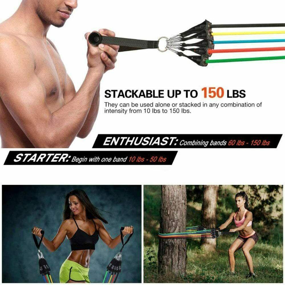 MULTI-EXERCISE RESISTANCE BANDS caracole86 