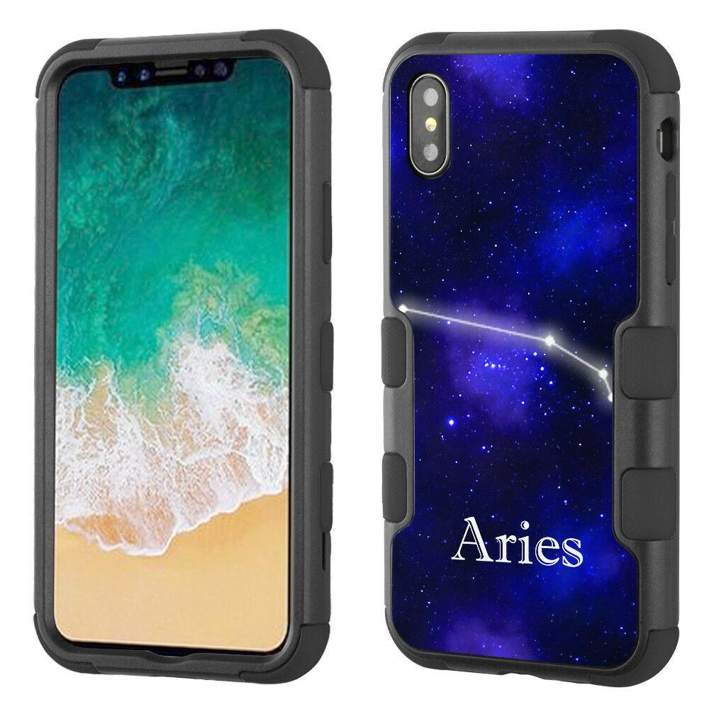 Multi Layered Hybrid Phone Case for Apple iPhone X iPhone Cases AtlasCase Aries 