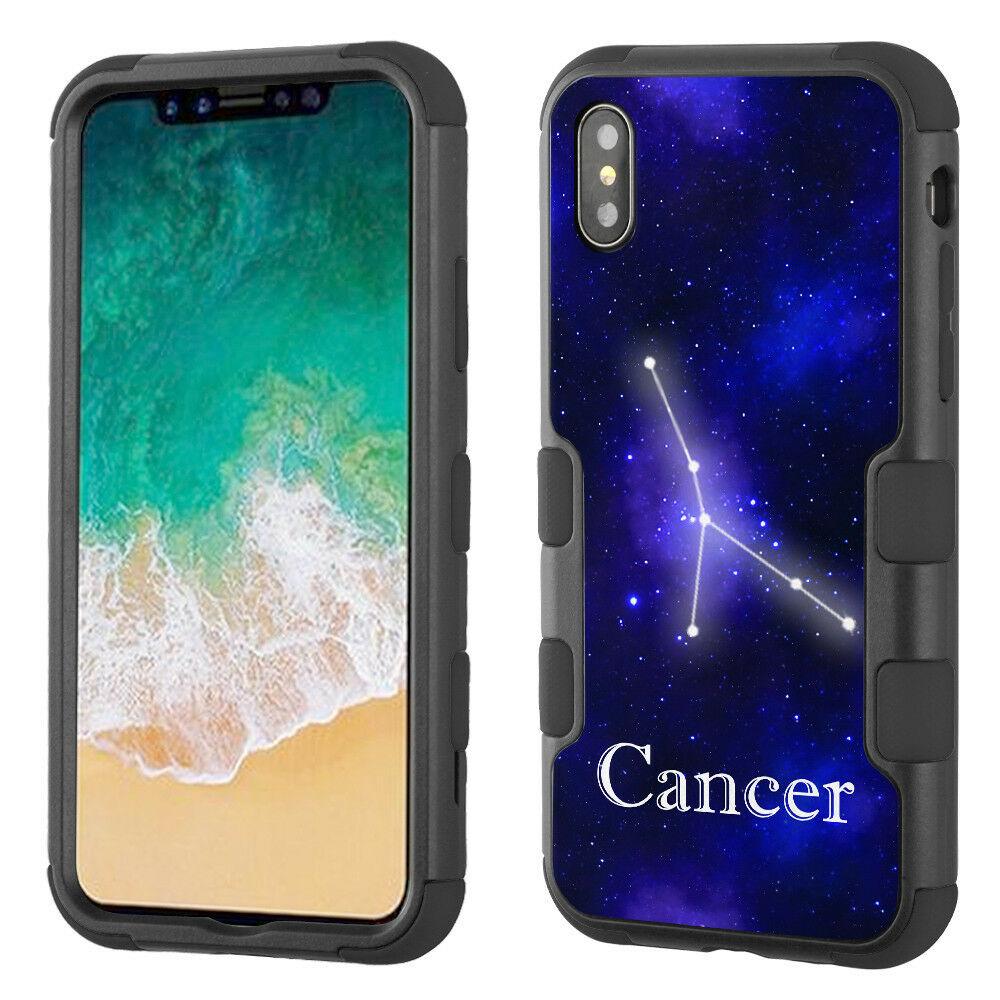 Multi Layered Hybrid Phone Case for Apple iPhone X iPhone Cases AtlasCase Cancer 