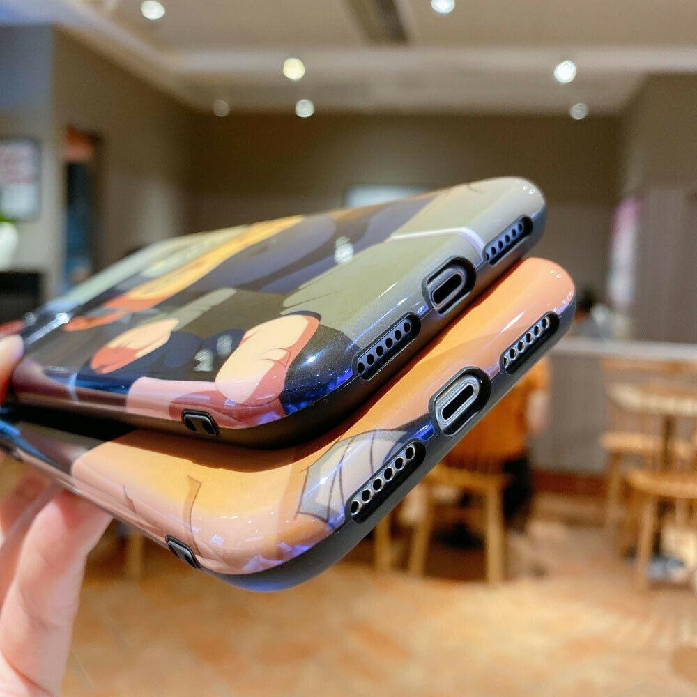 NARUTO Uzumaki Naruto Hatake Kakashi Phone Case For iPhone 11 Pro Max 7/8Plus XS iPhone Cases AtlasCase 