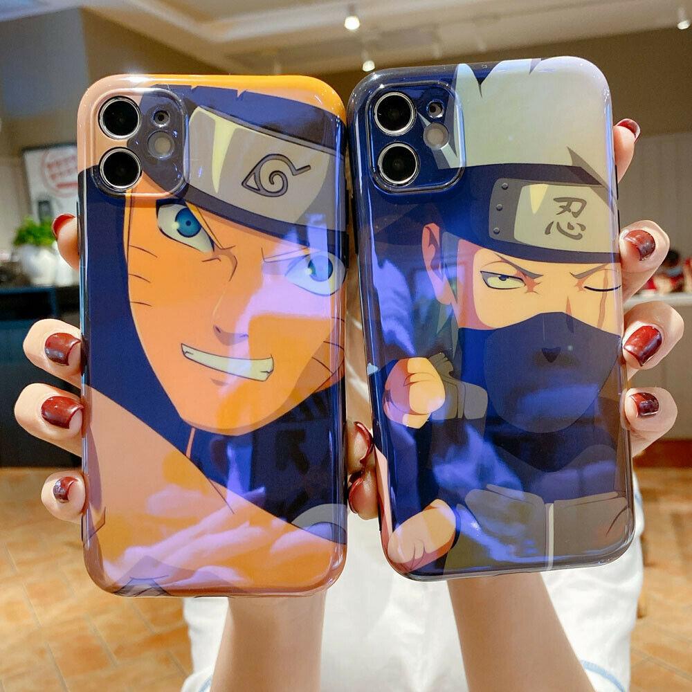 NARUTO Uzumaki Naruto Hatake Kakashi Phone Case For iPhone 11 Pro Max 7/8Plus XS iPhone Cases AtlasCase 