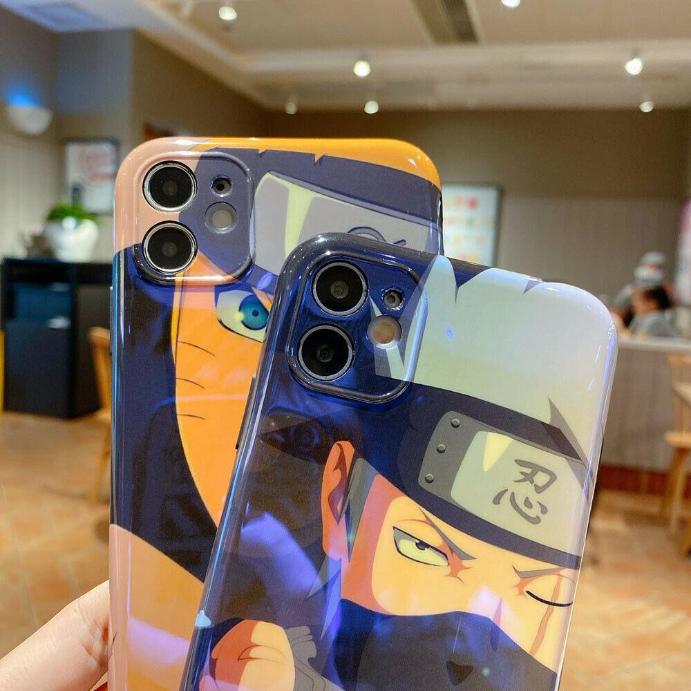 NARUTO Uzumaki Naruto Hatake Kakashi Phone Case For iPhone 11 Pro Max 7/8Plus XS iPhone Cases AtlasCase 