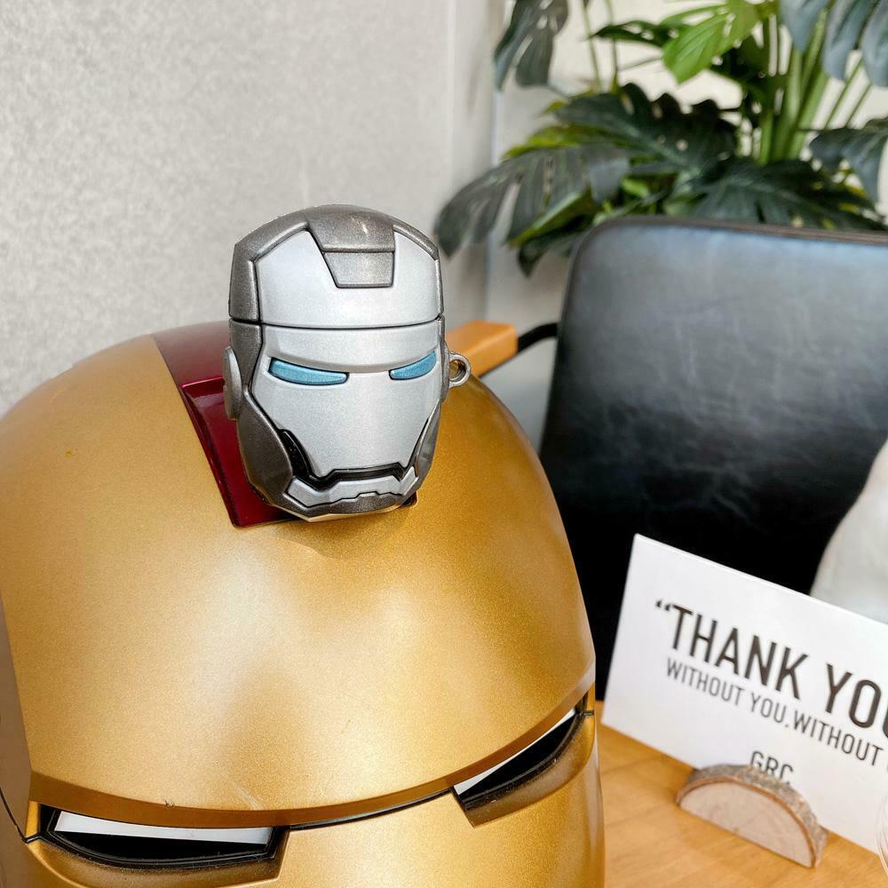 NEW 3D Cartoon Iron Man Batman Charging Earphone For Airpods Pro 1&2 Case Cover Airpods Case AtlasCase 