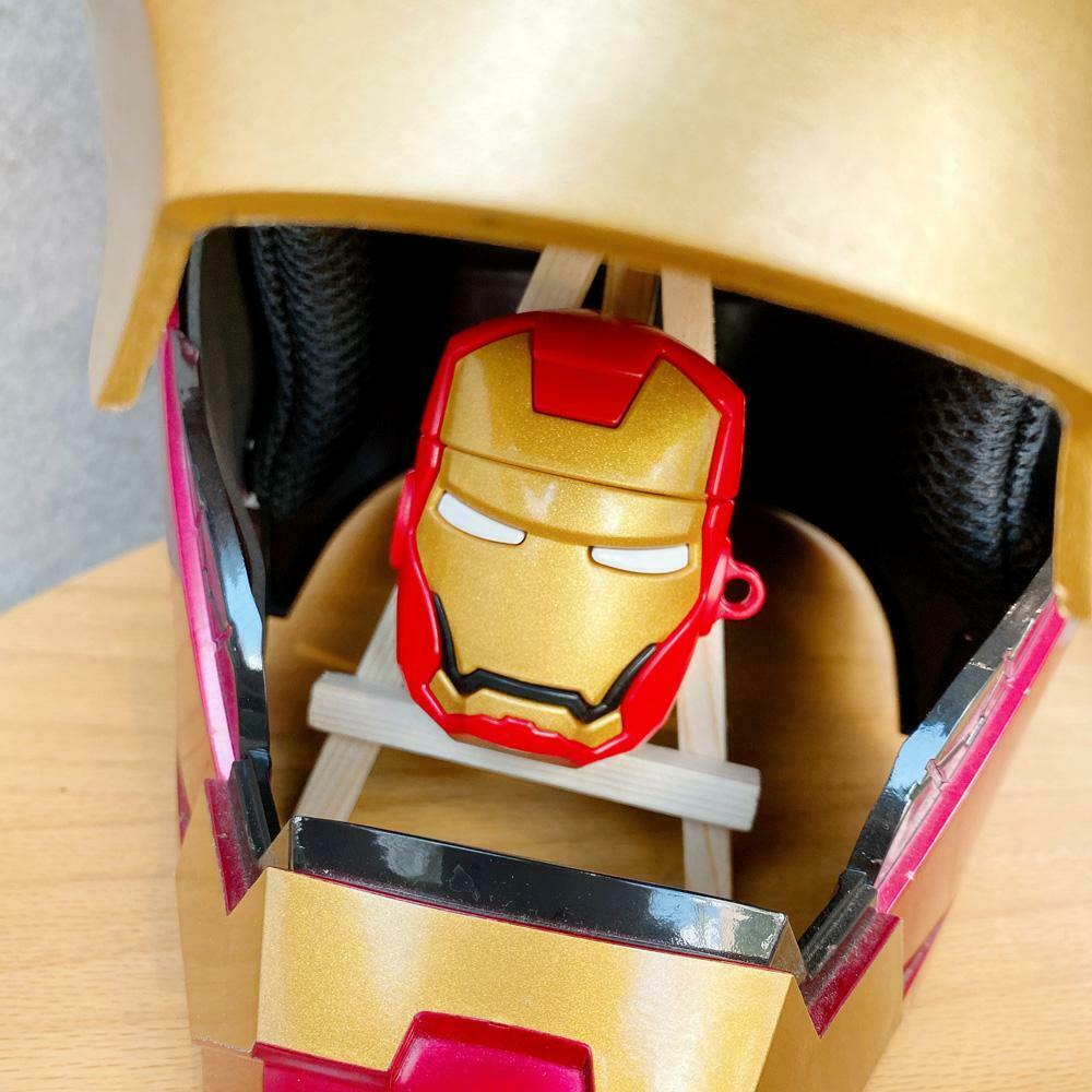 NEW 3D Cartoon Iron Man Batman Charging Earphone For Airpods Pro 1&2 Case Cover Airpods Case AtlasCase 