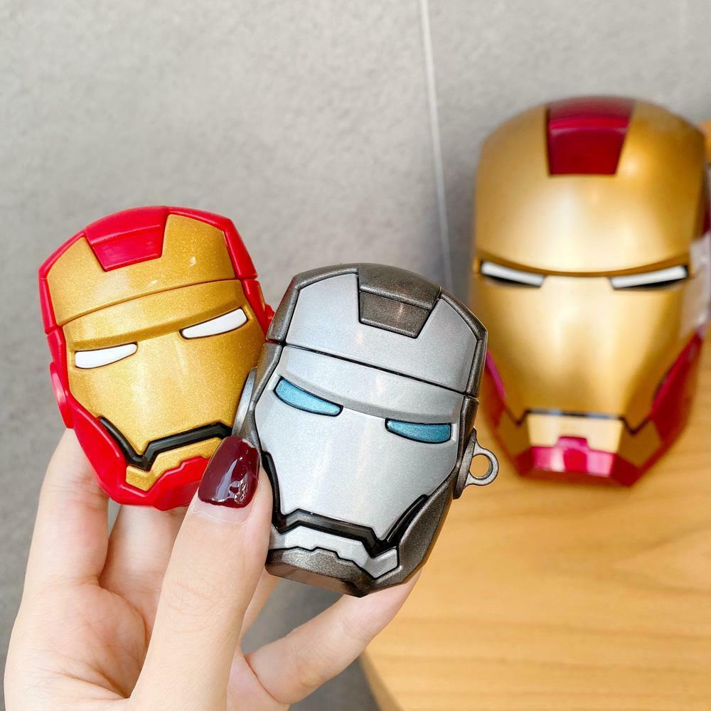 NEW 3D Cartoon Iron Man Batman Charging Earphone For Airpods Pro 1&2 Case Cover Airpods Case AtlasCase 