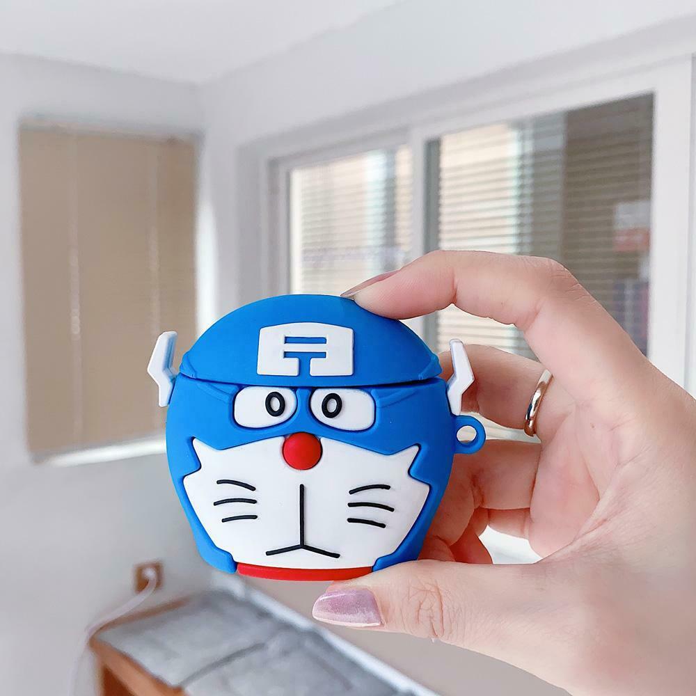 NEW 3D Cartoon Iron Man Batman Charging Earphone For Airpods Pro 1&2 Case Cover Airpods Case AtlasCase Captain America Doraemon For Airpods 1&2 