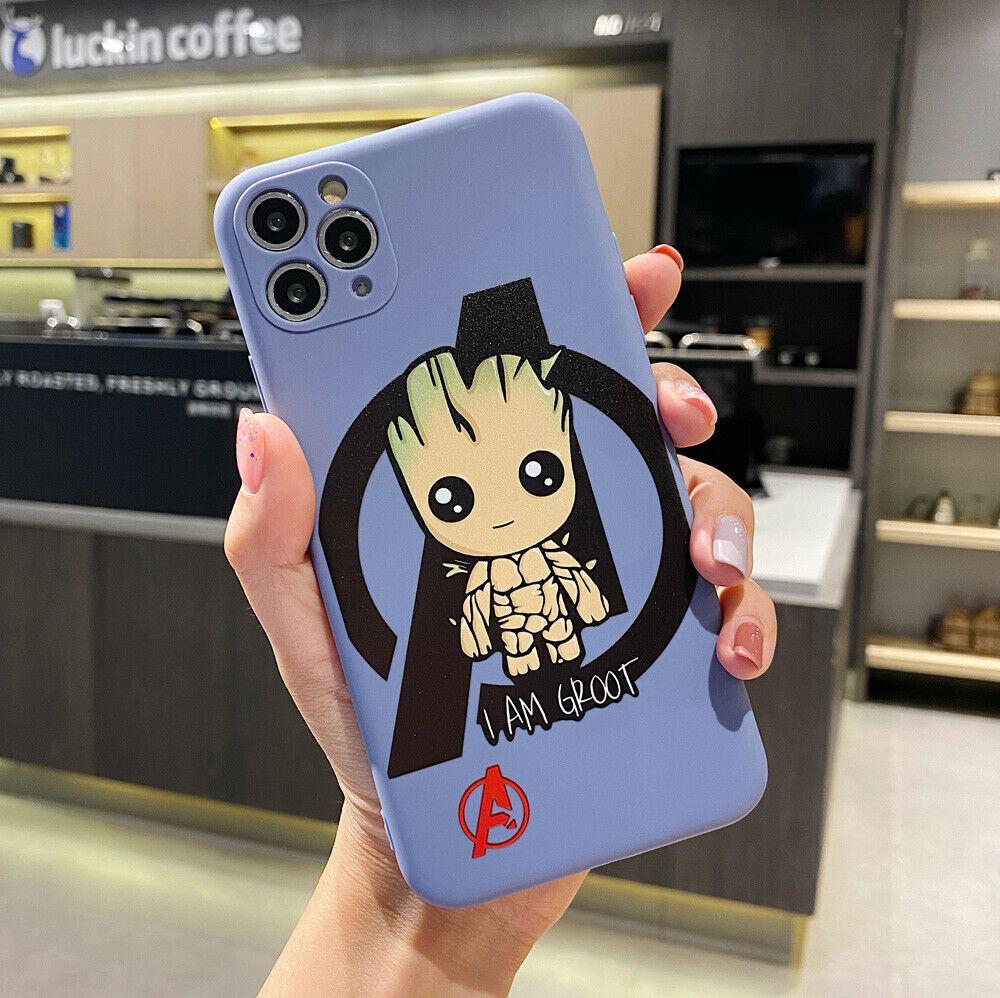 Phone Case Cartoon Super Hero Soft Cover For iPhone 11 Max X XR 7 8 Plus SE 2020 asmtank 