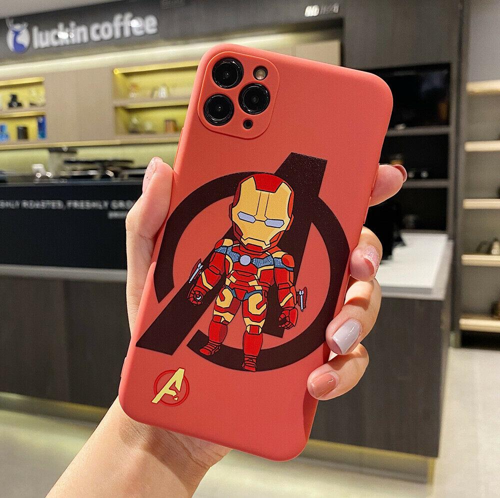 Phone Case Cartoon Super Hero Soft Cover For iPhone 11 Max X XR 7 8 Plus SE 2020 asmtank 