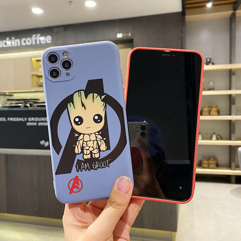 Phone Case Cartoon Super Hero Soft Cover For iPhone 11 Max X XR 7 8 Plus SE 2020 asmtank 