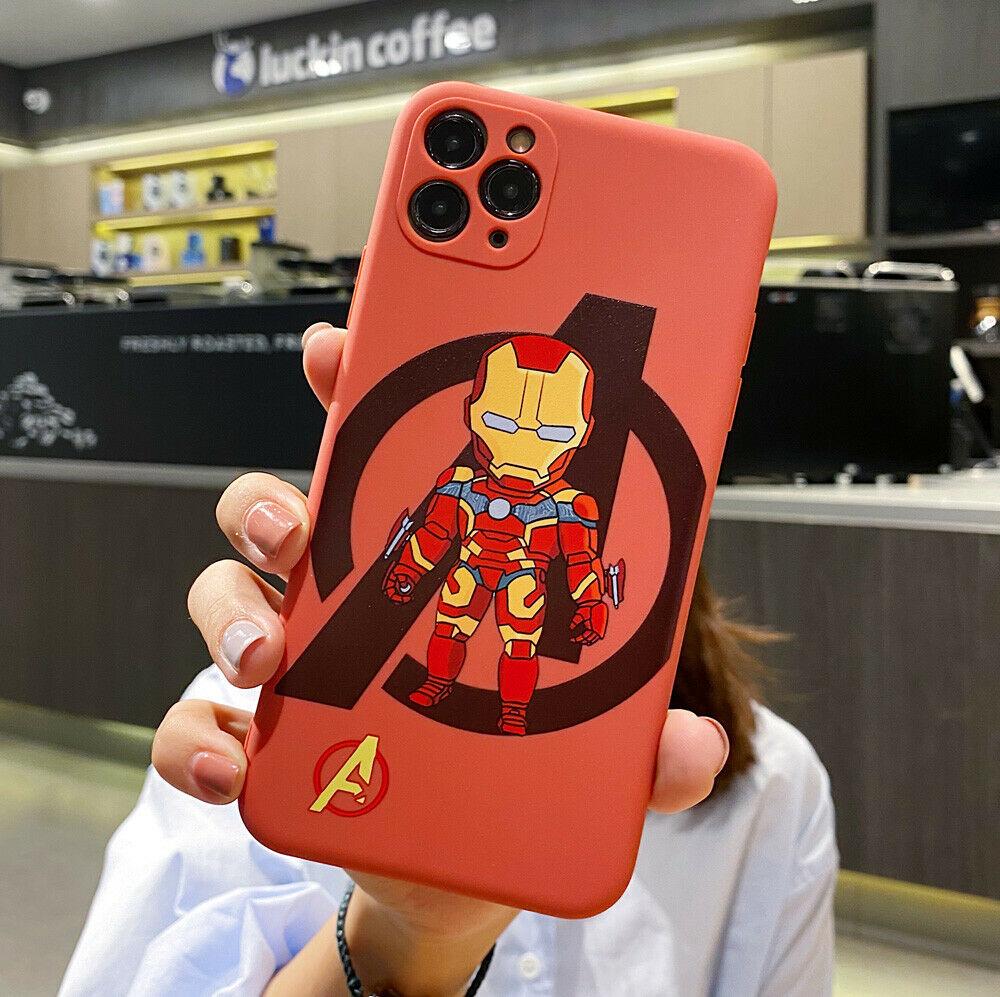 Phone Case Cartoon Super Hero Soft Cover For iPhone 11 Max X XR 7 8 Plus SE 2020 asmtank For iPhone 7/8 #5 