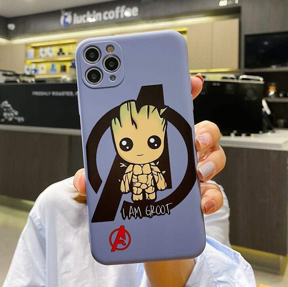 Phone Case Cartoon Super Hero Soft Cover For iPhone 11 Max X XR 7 8 Plus SE 2020 asmtank For iPhone 7/8 #6 