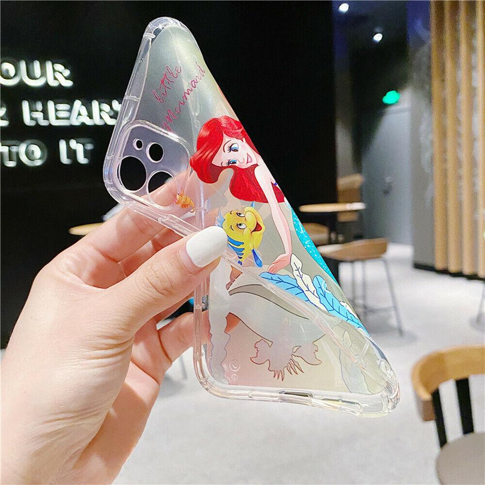 Phone Case Disney Mermaid Princess TPU For iPhone 11 Pro Max X XR Xs 7 8 SE 2020 tianshan666 