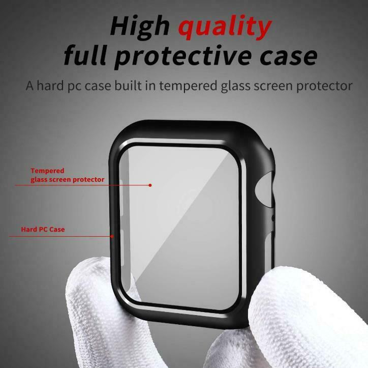 Protector Cover Hard Case For iWatch Apple Watch Series 1/2/3/4/5 38/40/42/44 eztelecomeztelecom 