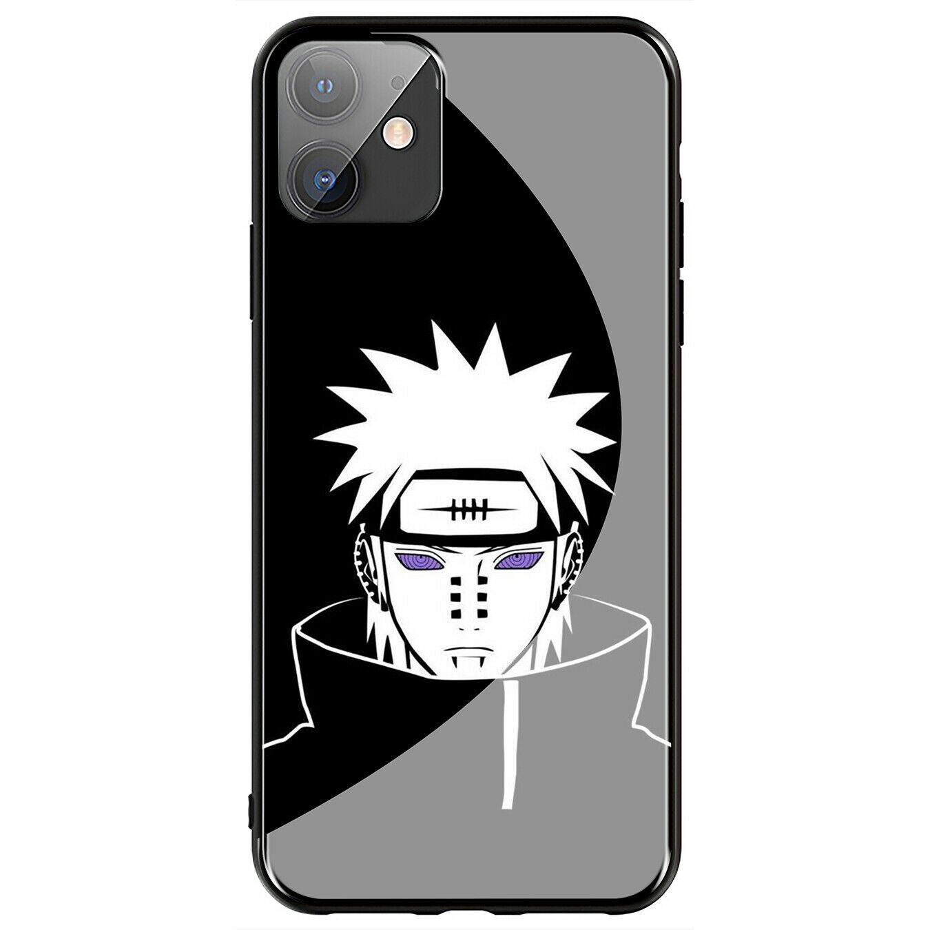 Sasuke NARUTO Akatsuki Glass Case for iPhone 11 Pro XR X XS Max 8 7 6 6s Plus + iPhone Cases AtlasCase 10 for iPhone 6/6S 