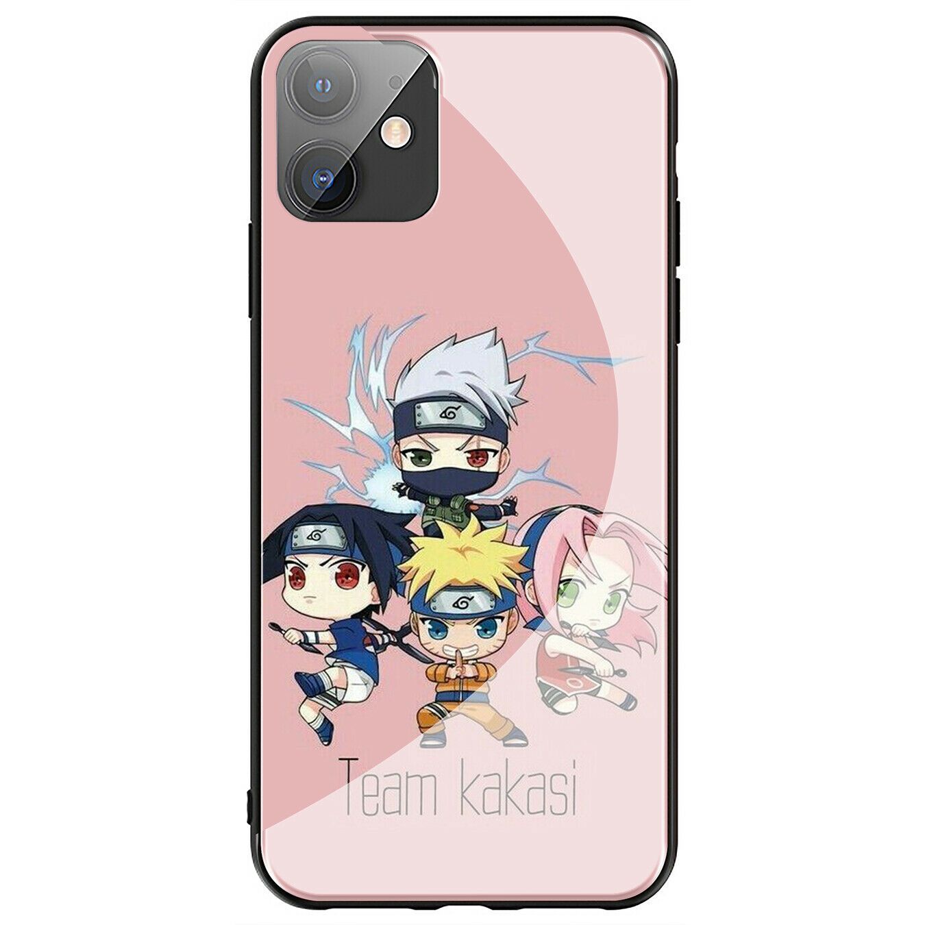 Sasuke NARUTO Akatsuki Glass Case for iPhone 11 Pro XR X XS Max 8 7 6 6s Plus + iPhone Cases AtlasCase 5 for iPhone 6/6S 