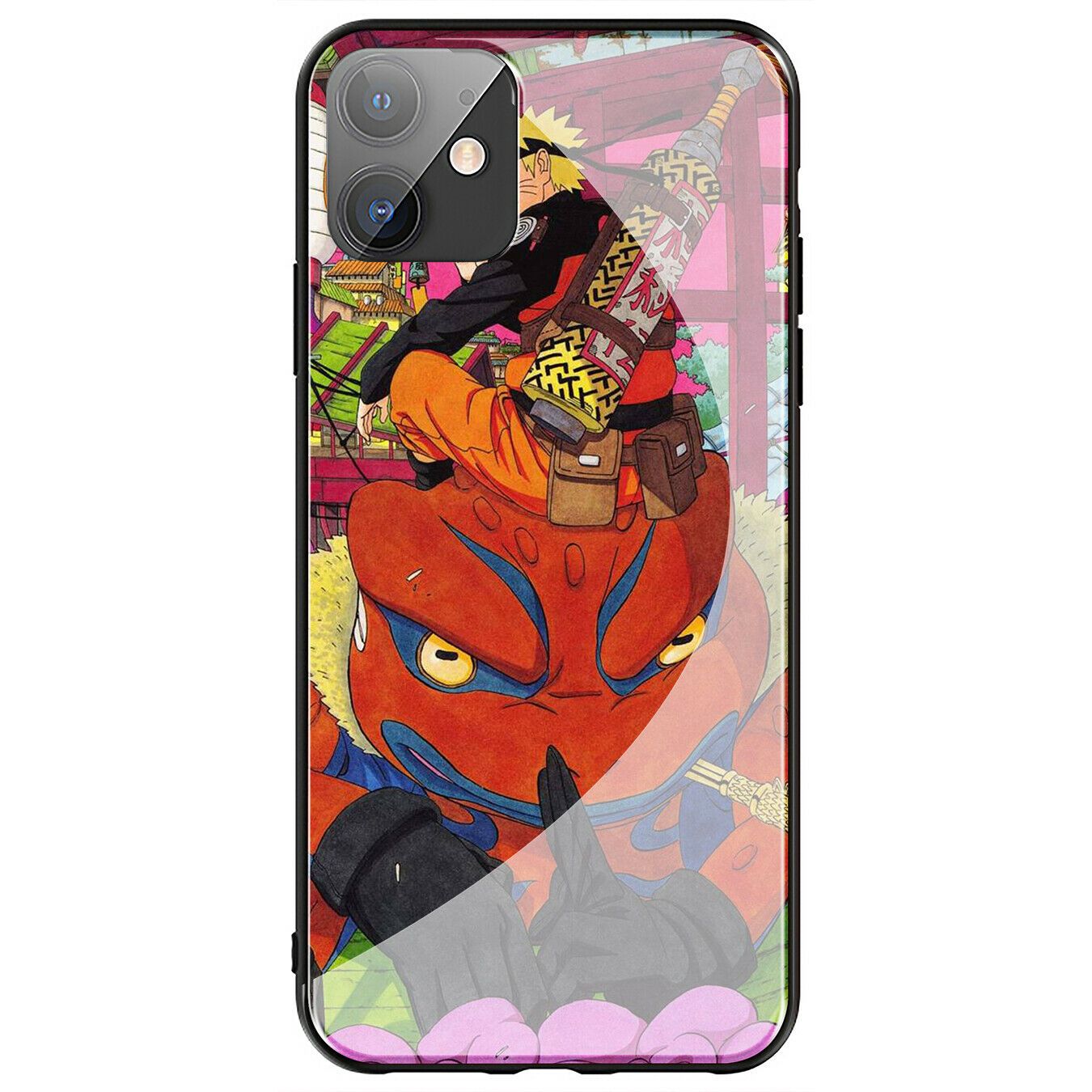 Sasuke NARUTO Akatsuki Glass Case for iPhone 11 Pro XR X XS Max 8 7 6 6s Plus + iPhone Cases AtlasCase 9 for iPhone 6/6S 
