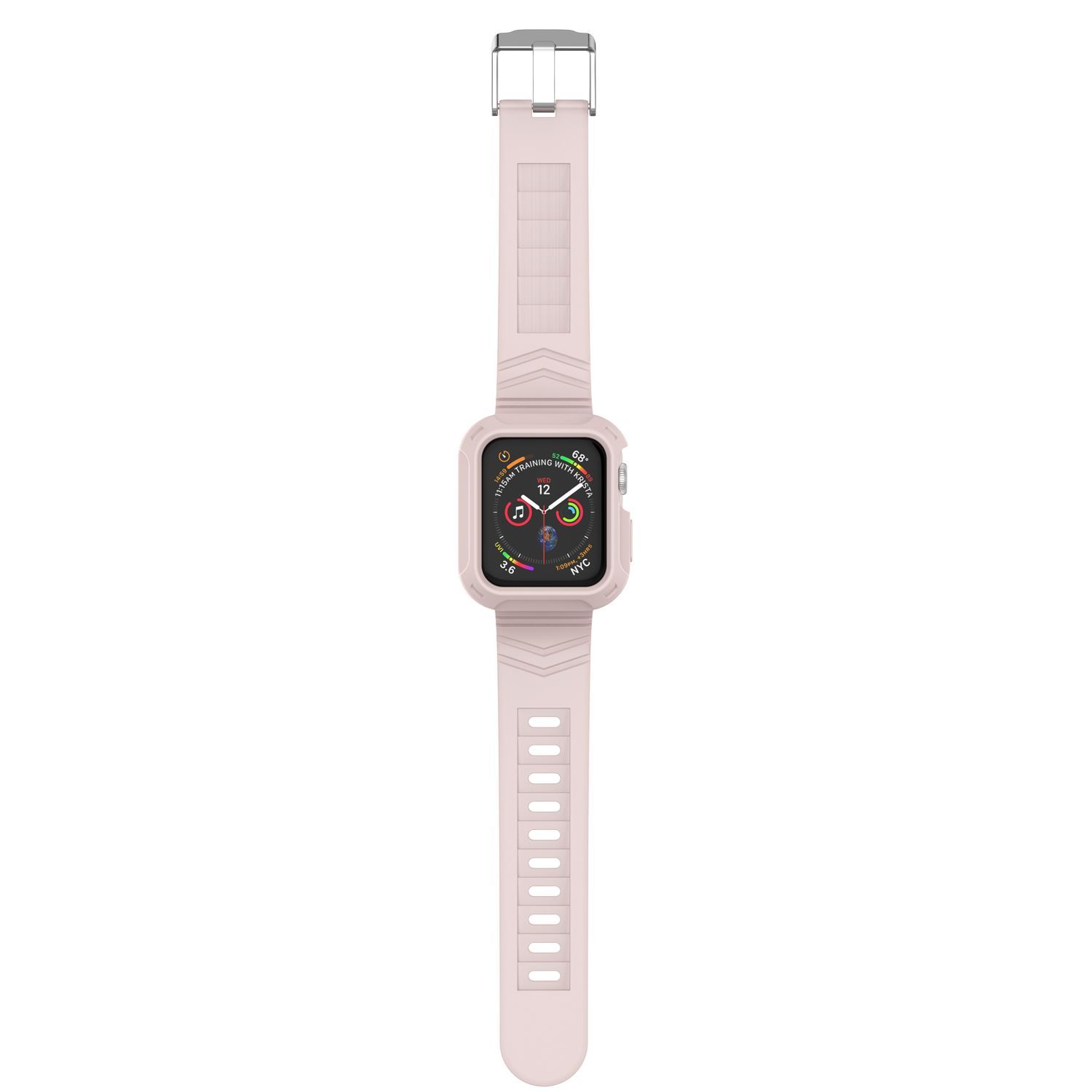 Silicone Sport Band Strap+Case for Apple Watch Series 5/4/3/2/1 42/38/40/44mm ebizware 