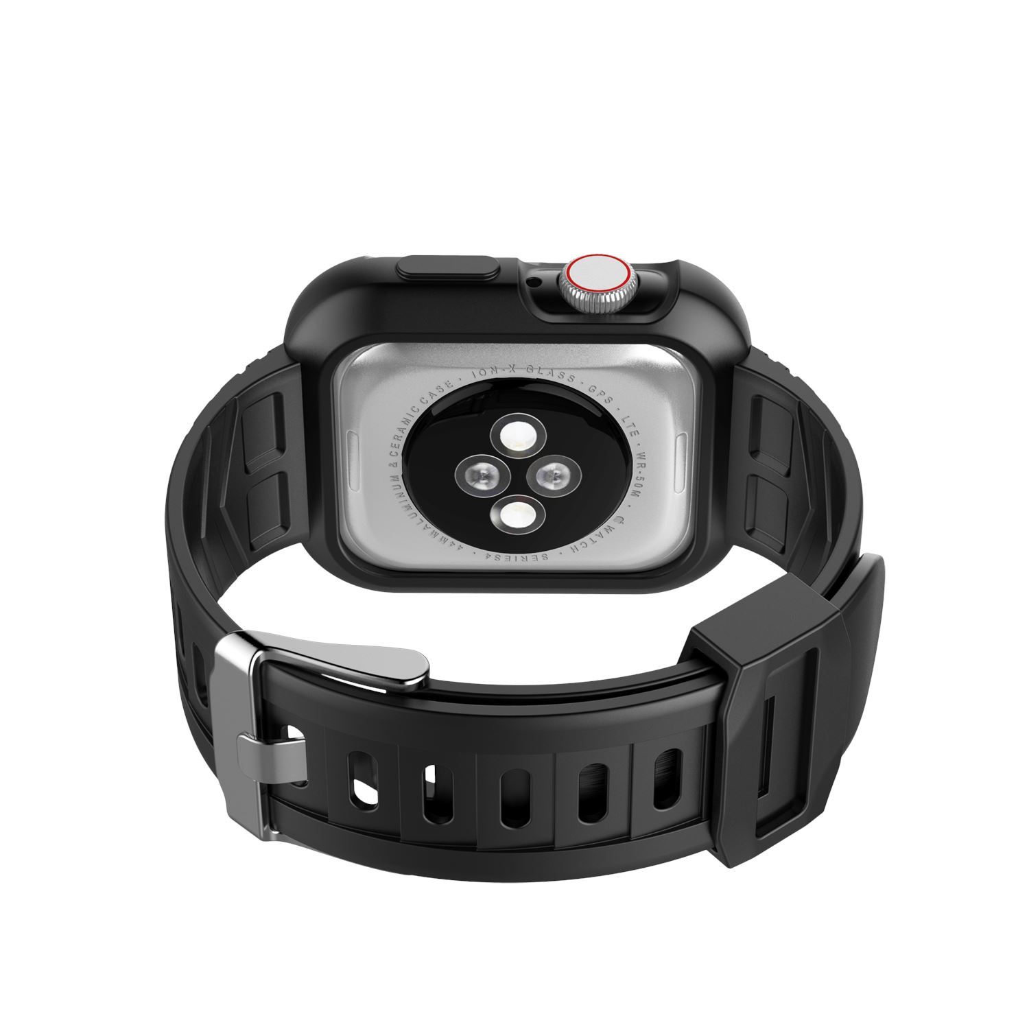 Silicone Sport Band Strap+Case for Apple Watch Series 5/4/3/2/1 42/38/40/44mm ebizware 