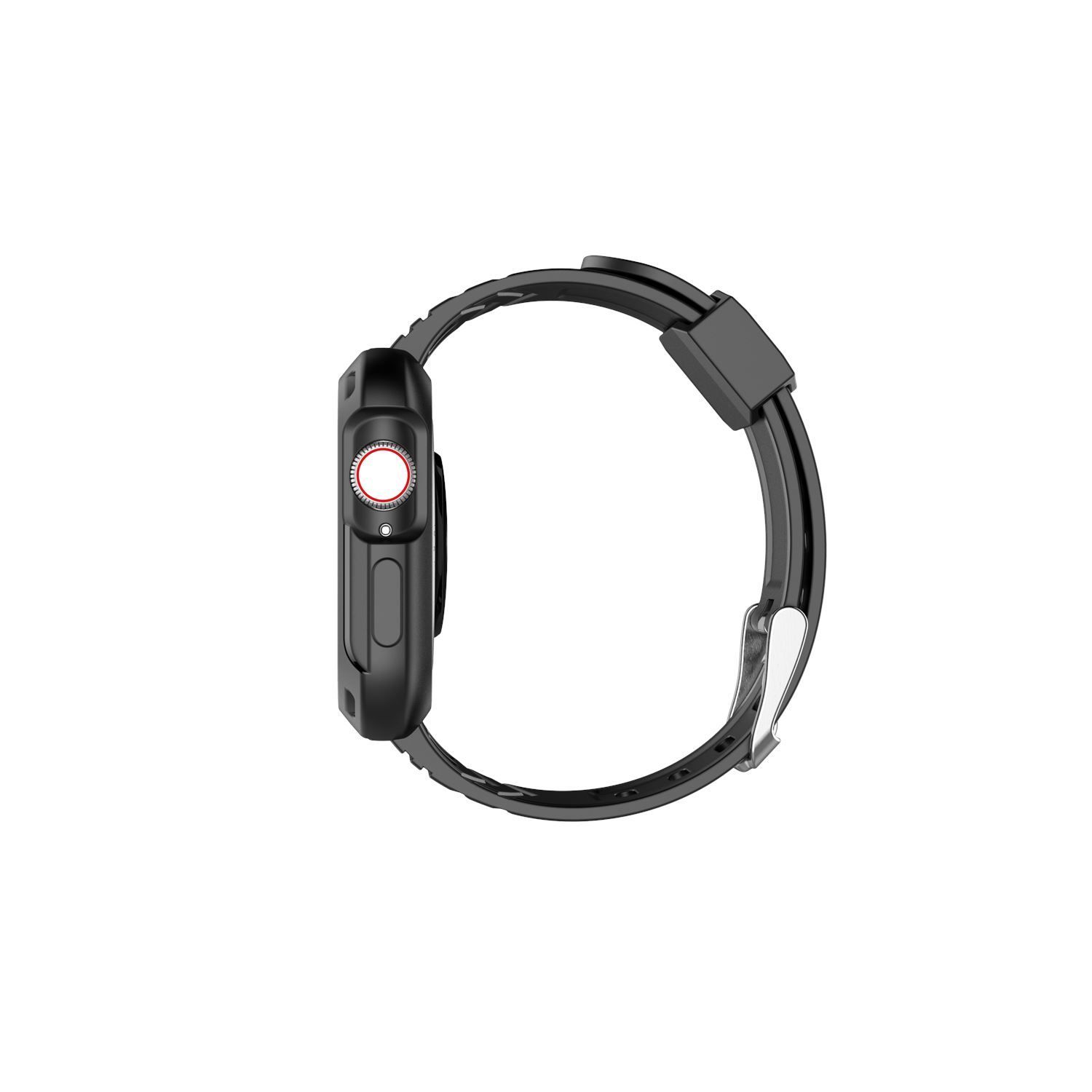 Silicone Sport Band Strap+Case for Apple Watch Series 5/4/3/2/1 42/38/40/44mm ebizware 