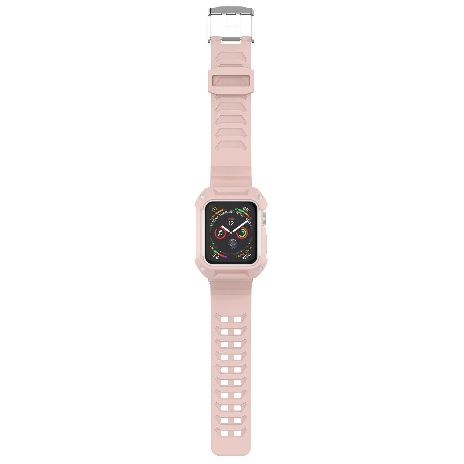 Silicone Sport Band Strap+Case for Apple Watch Series 5/4/3/2/1 42/38/40/44mm ebizware 