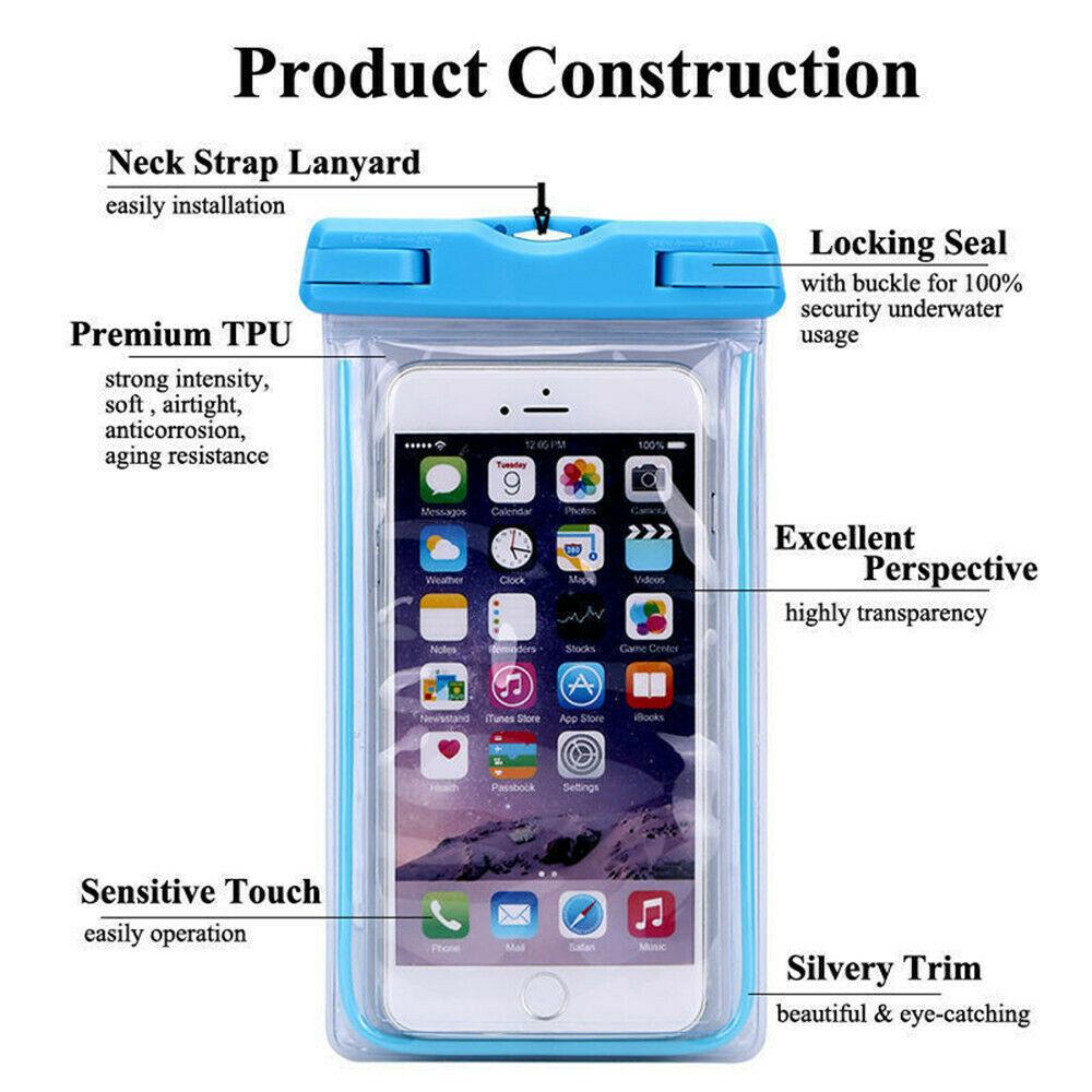 Universal Waterproof Case iPhone Cases AtlasBling 