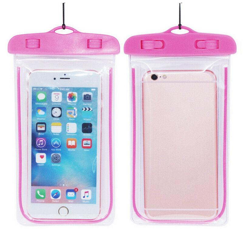 Universal Waterproof Case iPhone Cases AtlasBling Pink 